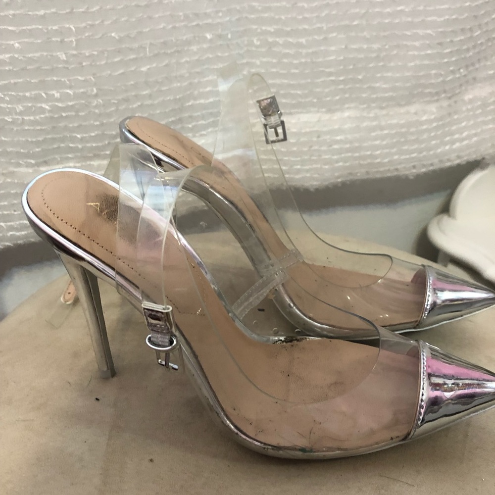 Clear Steve Madden pumps